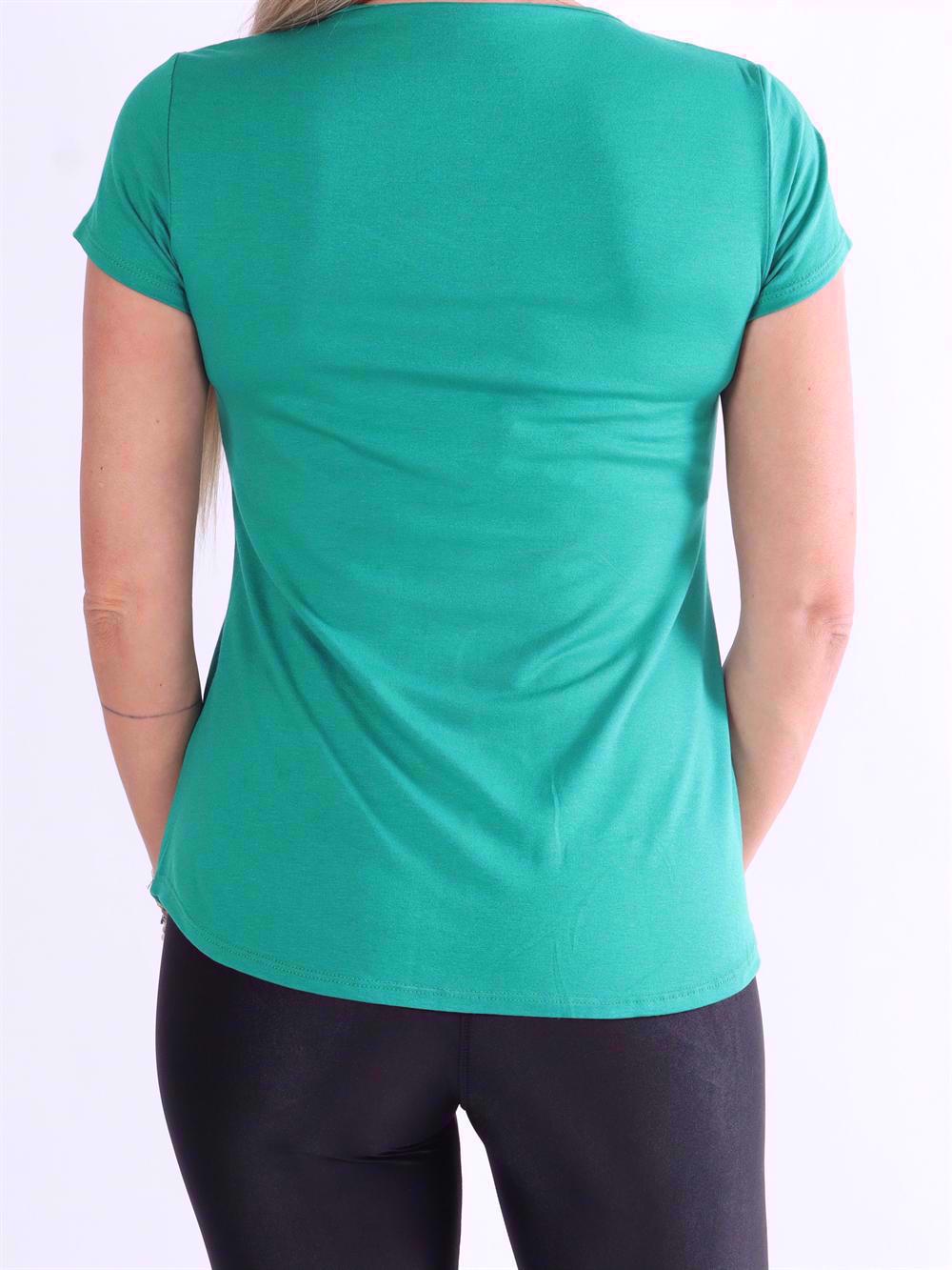 Otine Short - Enkel blus med korta ärmar (bestseller)